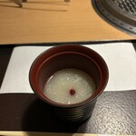 284818407 - 聖護院大根の摺り流し　出汁をしっかり感じる。