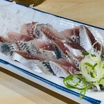 看貫場 - いわし刺@650円