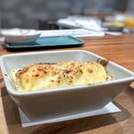 Refugeforestiere 五島 - ◆フィセル・ピカルド ・・クレープの中には「天使の海老」「きのこ」「里芋」などが入った「クレープグラタン」 好きなもの尽くしで嬉しい。(^^)v