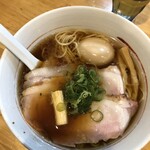 川の先の上 - らーめん正油♡味玉トッピング♡どれをとっても美味しかったー♡