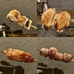 純・懐石焼鳥 串焼ちゃぼ蔵 - 「焼鳥コース（税込￥3,300）」【焼物】のアップ①…