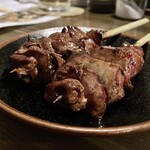 純・懐石焼鳥 串焼ちゃぼ蔵 - 「れば（税込￥250）×2」