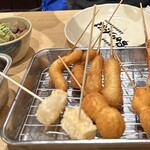 元祖串かつ だるま 法善寺店 - 新世界セット