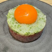 焼肉うしごろ 横浜店 - 富山産白海老の和牛ユッケ　二人分