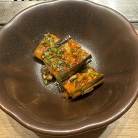 焼肉うしごろ 横浜店 - 本日のキムチ　自家製揚げナスのキムチ