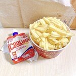 ミニストップ - 料理写真:クーリッシュ飲む贅沢練乳、無限Xフライドポテト