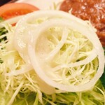 喫茶カンポス - ミートソーススパゲッティのサラダ