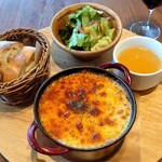 CheeseTable - チーズフォンデュパスタの贅沢ランチプレート ボロネーゼ