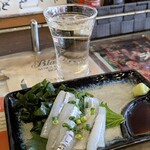 三幸酒店 - 福井のお酒とサヨリ刺しで開始。超有閑で上質な時間。自分的に。