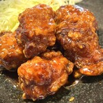 九州 鳥若丸 - ヤンニョム唐揚げ定食1,023円税込み