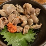 串かつ・どて焼き・肉料理 朝日 - ズリポン酢