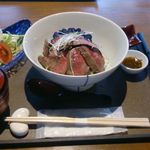 Tajimagyuu Irori Dainingu Mikuni - 但馬牛ステーキ丼セット
