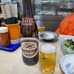 しろちゃん - ビールは、黒ラベル・スーパードライ・キリンクラシックラガー