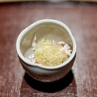 鳥匠 いし井 - ❶蒸し鶏のネギソース