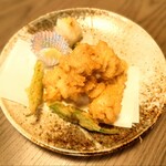 笑色茶屋 - 真だらの白子天ぷら