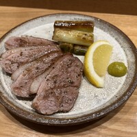 手打ちそば 大石 - 鴨ネギ焼き