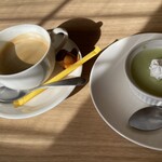 かしの木 - 抹茶ぷりん