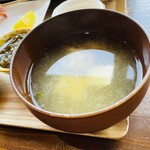 くるまえびキッチンTAMAYA - お味噌汁