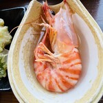 くるまえびキッチンTAMAYA - ゆで海老