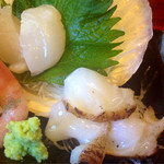 魚魚料理 仙華 - 炙りタコ・ホタテ