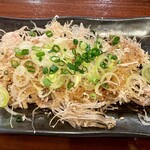 鳥半・魚半 - 鳥刺し　ネギポン酢