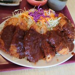 どんじゅう - とんかつ