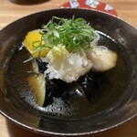 メデ・イタシ - メジナと茄子のあげだし