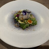 ブルーセゾン - 牡蠣のコンフイ　こうじのムース