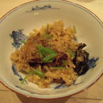 くろぎ - 牡蠣の炊き込みごはん。
