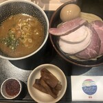 麺屋一燈 - 特製濃厚魚介つけ麺＋メンマ