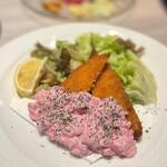 伊まる - 紫タルタルアジフライ（800円）