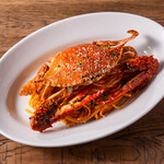 渡り蟹のトマトクリームソース リングイネ