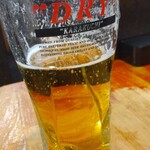 七輪焼肉 安安 - アサヒスーパードライ税込319円