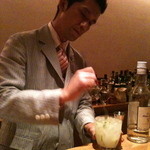 橋 - 2代目番頭の馬場さん。今は熊本の系列店の店長をされています。感謝