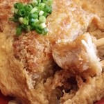 仁乃房 - カツ丼、肉アップ