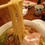 手打そば やっこ - 麺の様子