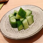 鮨 めい乃 - ご実家のお母様の糠床で漬けました。抜群にウンマイ