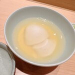 鮨 めい乃 - 河豚の白子の茶碗蒸しでした