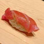 鮨 めい乃 - 北海道は吉岡の一本釣りの大トロ