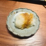 銀座鳥真 - 大根おろし