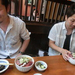 奈加野 - JIROCK氏と胴元は海鮮丼をチョイス（2014.06）