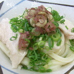 高雄 - 2014/6/23からの　週替わりうどんは　すり流しオクラのひやうどん