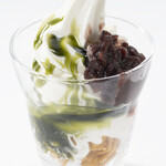 抹茶あずきサンデー