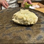 天ぷら もっこす - 過去一の蕗の薹　苦味•香り強く野生的　　雪の下産