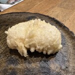 天ぷら もっこす - 河豚白子天ぷら　時期の定番