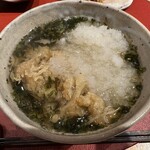 天ぷら もっこす - 大根おろしをタップリ乗せて完成　旨い