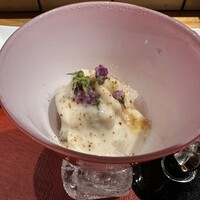 天ぷら もっこす - 鱈白子の鮨飯パフェ