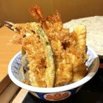 稲庭うどんとめし 金子半之助 - 半之助めしと言うミニ天丼が食べられるのは凄い嬉しい！