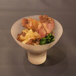 プレゼンテ スギ - 3種のジビエとタリオリーニの蕎麦