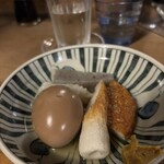 源氏 - 4杯目は初しぼりに戻る…お通しはおでん